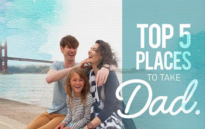 69201724 Top Five Places to Take Dad | Treehut