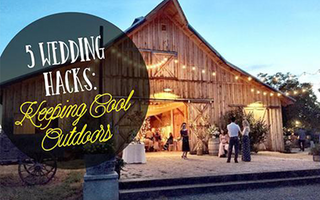 5 Wedding Hacks: Keeping Cool Outdoors