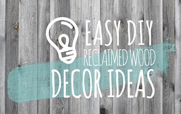 7 Easy DIY Reclaimed Wood Decor Projects | Treehut