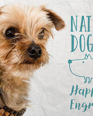 National Dog Day: Happy Dog Engravings