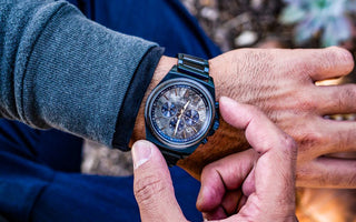 The New Aster Collection | Wood + Stainless Steel Watch For Men