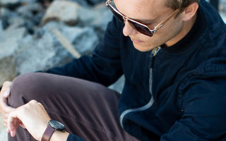 brown vs. black leather watches
