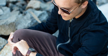 brown vs. black leather watches