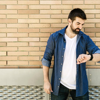round vs. square casual watches for men