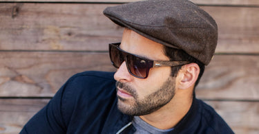 men’s polarized wooden sunglasses