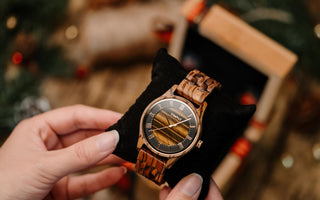 men’s wooden watches for Christmas gift