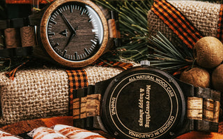 engraving ideas for Christmas wooden watches