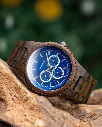 Classic Multifunction Walnut Blue