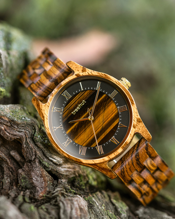 Aufenthalt Tigerauge Zebrawood