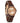 women’s rose gold wooden watch