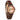 women’s rose gold wooden watch