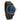 ebony wood watch for men with blue dial
