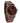 red dial wooden watch for men