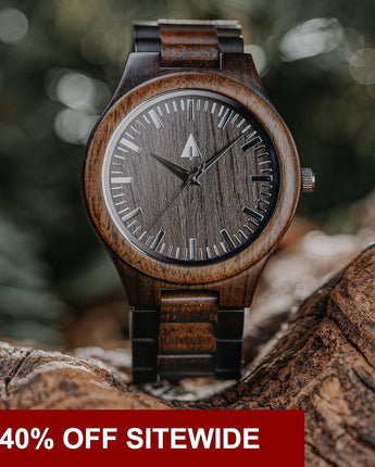 Wood watch for husband discount