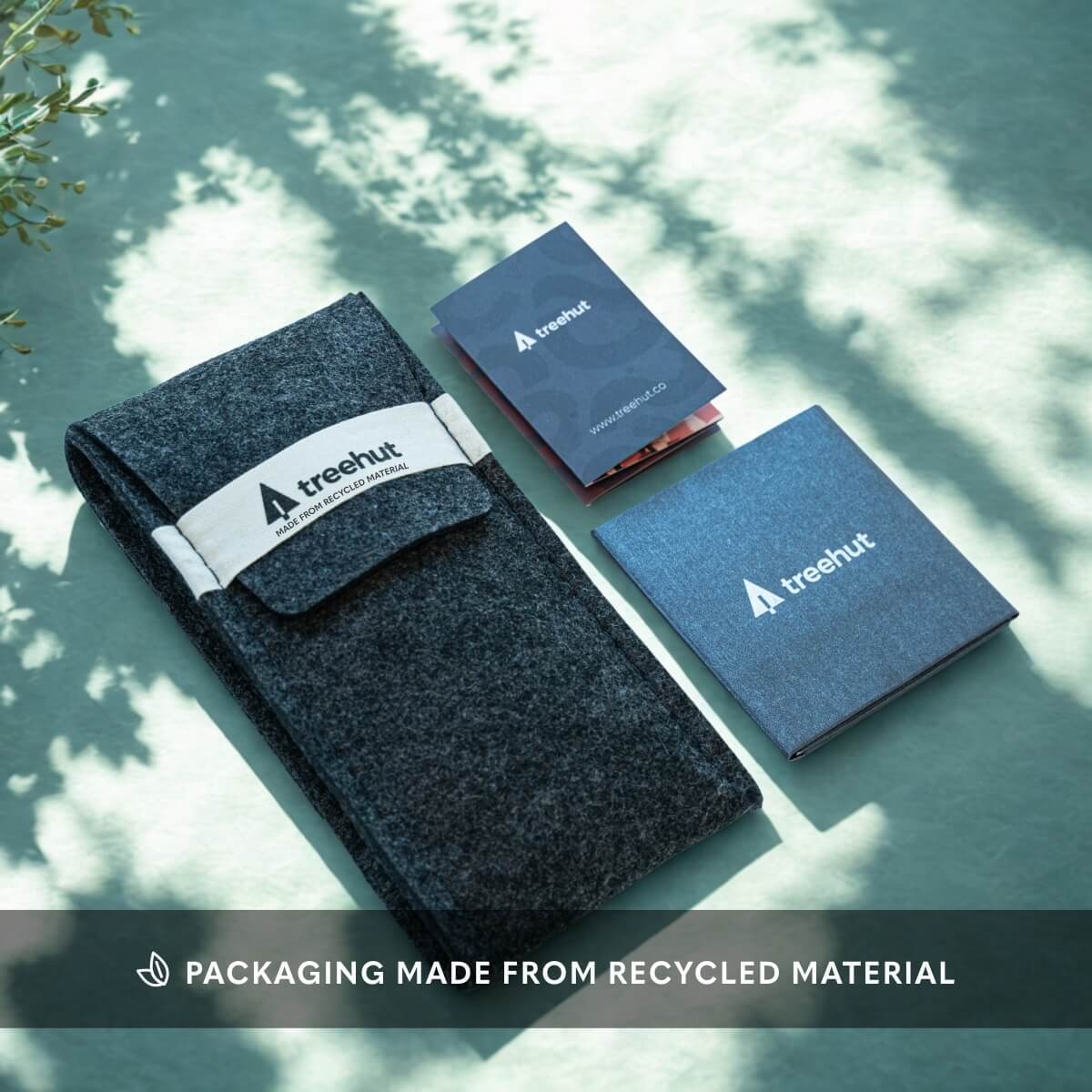 Treehut packaging made from recycled material