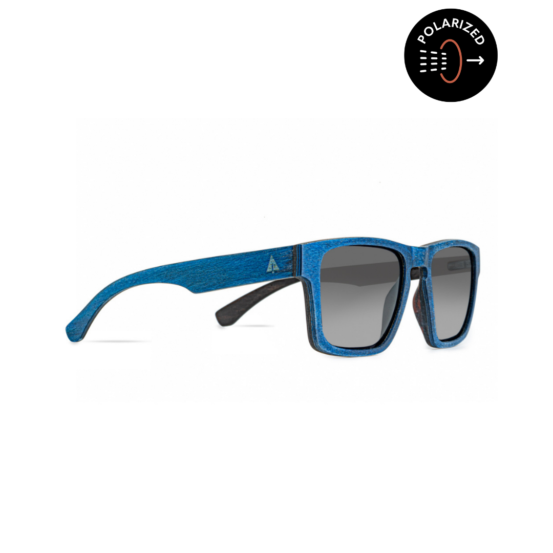 women's wooden sunglasses with polarized lenses