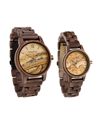 Couples Odyssey Sandstone Couples Wooden Watch