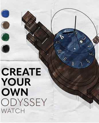 Odyssee - Erstellen Sie Ihre eigene Holzuhr