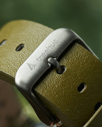 apple watch band succulent Leather Apple Watch Band | Olive Cactus Strap with Perforated Design