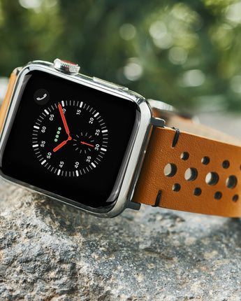 Apple Strap Ochre Brown Cactus Leather