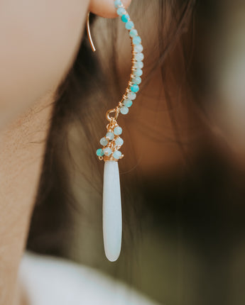 Fiora Amazonite Earrings