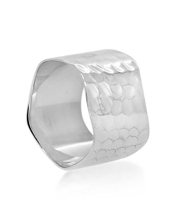 Offshore Silver Ring Women's Engraved Ring