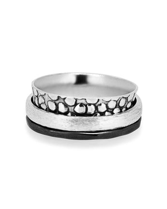 Journey Spinner Ring Women's Engraved Ring