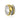 Golden Heart Initial Ring Women's Engraved Ring