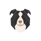 Wooden Border Collie Pin
