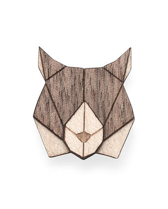 Wooden Lynx Pin Accessories