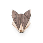 Wooden Wolf Pin