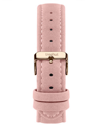 14mm Pink Vegan Leather Band For Women 