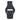 Classic Ebony Silver Oak Blue Men's Wooden Watch