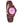 Petite Purple Heart Women's Pearl Wooden Watch