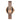Theory Rose Gold Pink Marble Women's Stainless Steel Wooden Watch