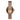 Theory Rose Gold Pink Marble Women's Stainless Steel Wooden Watch