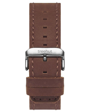 20mm Brown Matte Leather Band For Men