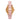 Emma Pearl Olive Rose Pink Women's Wooden Watch