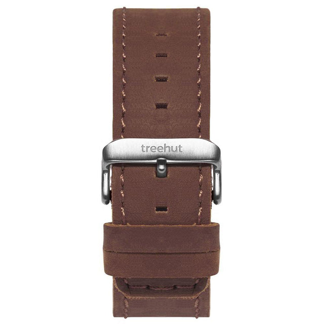 TREEHUT Bands | Men | Brown | Leather | 22mm Brown Leather Band | 22MM ...