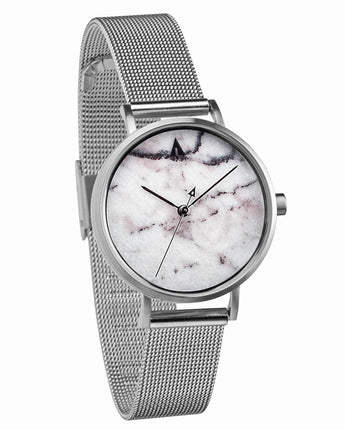 Element White Marble Silver Women's Stainless Steel Watch