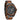Aster Black Marble Padauk Men's Chrono Marble Stainless Steel Wooden Watch