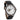 Atlas White Marble Black Men's Stainless Steel Wooden Watch