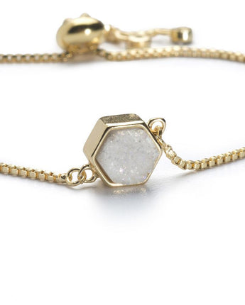 Lyla Snow Hexagon Bracelet Women's Stone Bracelet