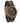 Classic Black Stainless Walnut Chase Men's Wooden Watch 