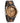 Classic Black Stainless Zebrawood River Men's Wooden Watch