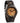 Classic Ebony Maple Burl Men's Wooden Watch