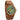 Classic Multifunction Zebrawood Green Men's Wooden Watch