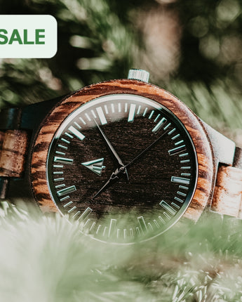 TREEHUT Wood Watches | Brown | Mens Watch | Bamboo | Classic Nova
