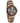 Constance Walnut Rose Gold Women's Stainless Steel Wooden  Watch