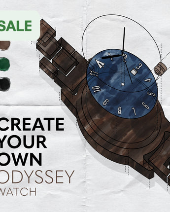 Odyssee - Erstellen Sie Ihre eigene Holzuhr